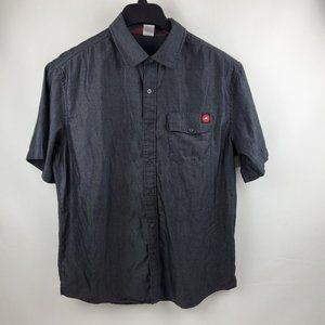 IQ Apparel Polyester Blend Short Sleeve Pizza Hut Logo Shirt Mens M Black